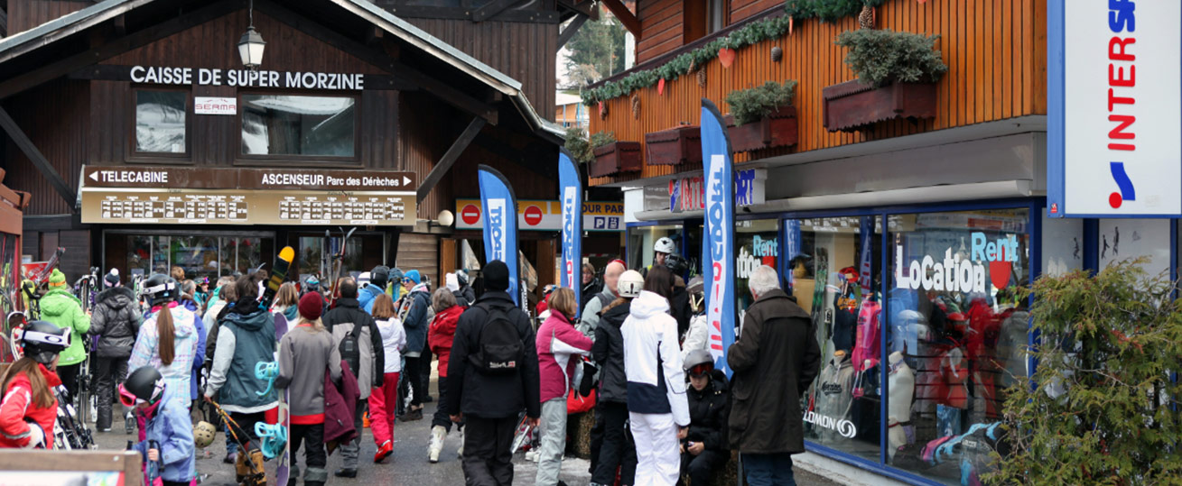 Super Morzine, magasin de location